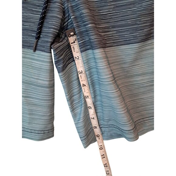 George Size S (28-30) Blue Striped E-Board Swim Trunks - Picture 7 of 10